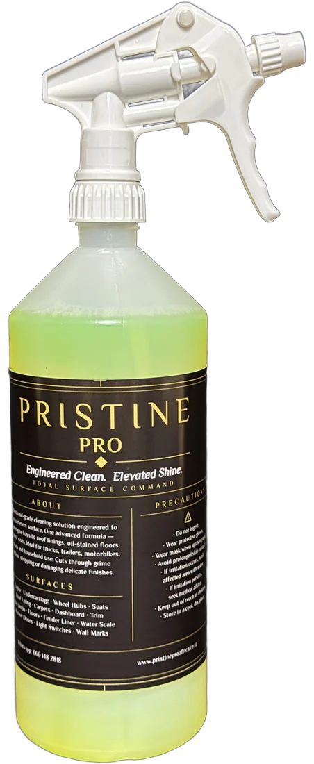 Pristine Pro 1L trigger spray bottle, front label